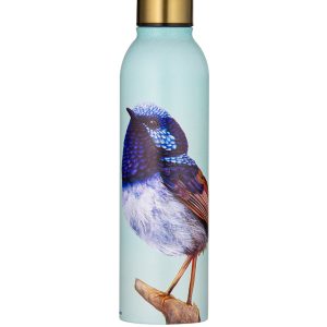 Ashdene Modern Birds Blue Wren drink bottle