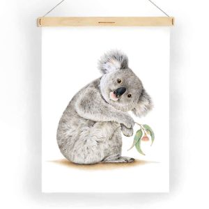 Koala tea towel