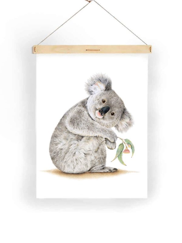 Koala tea towel