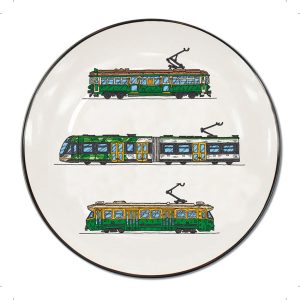 Squidinki Melbourne Tram canapé plate