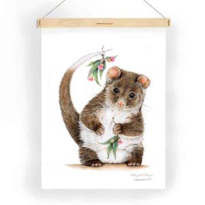 Possum tea towel hanging