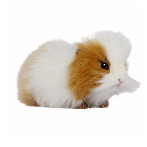 Brown and white guinea pig soft toy