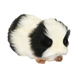 Black and white guinea pig soft toy