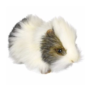 Grey and white guinea pig soft toy