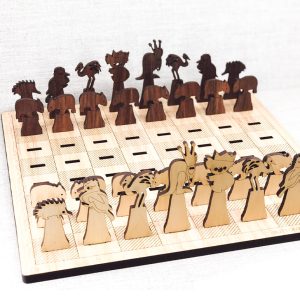 Buttonworks Australian made wooden chess set