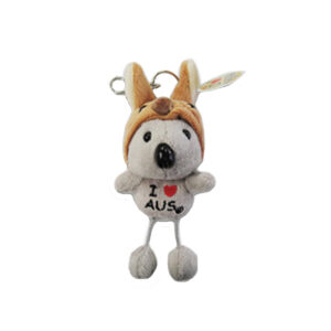 Koala in Kangaroo Hoodie Plush Keyring