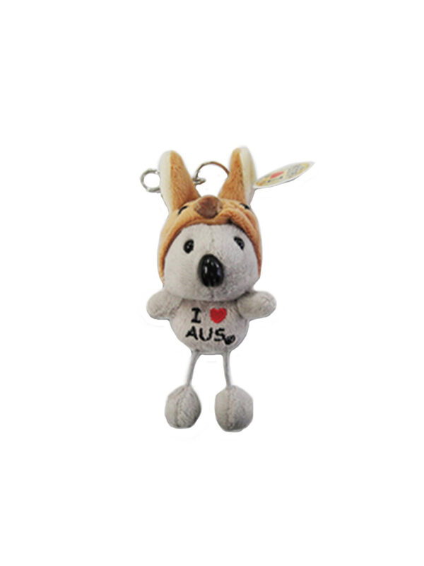 Koala in Kangaroo Hoodie Plush Keyring