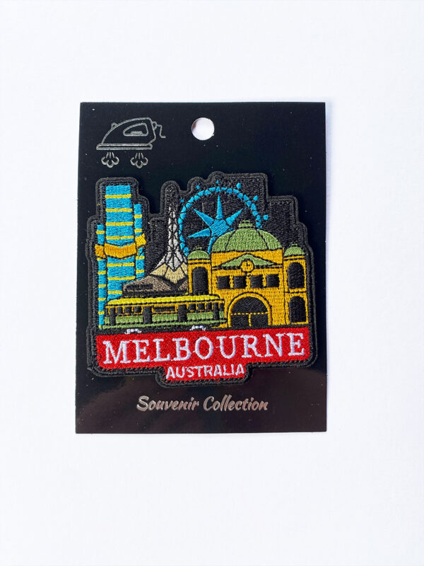 Melbourne souvenir patch - Melbourne skyline