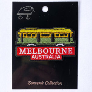 Melbourne Tram embroidered patch