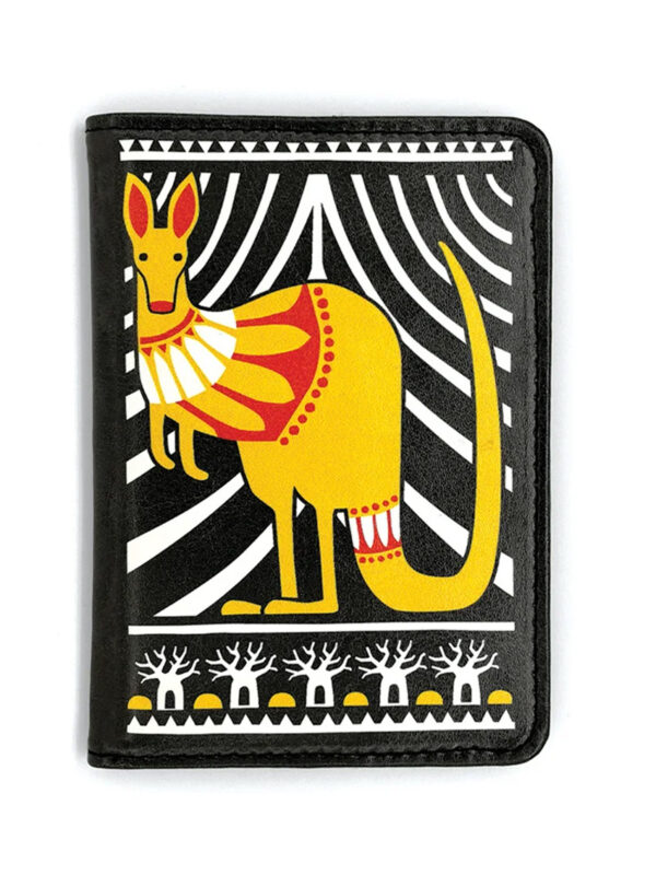 Scandi Kangaroo design passport holder