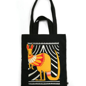 Scandi Kangaroo design tote bag
