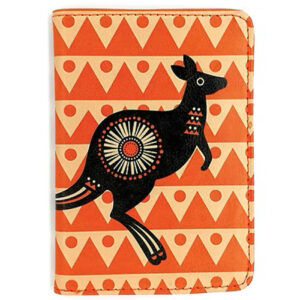 DBL Passport Holder - Retro Kangaroo