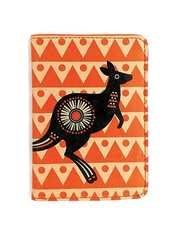 DBL Passport Holder - Retro Kangaroo