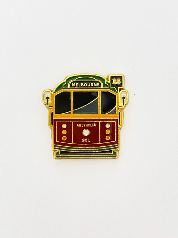 City Circle tram pin - red