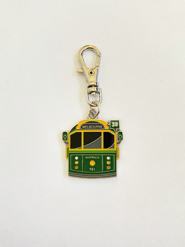 W Class Melbourne Tram Zip Charm
