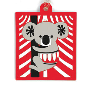 Scandi Koala luggage bag tag