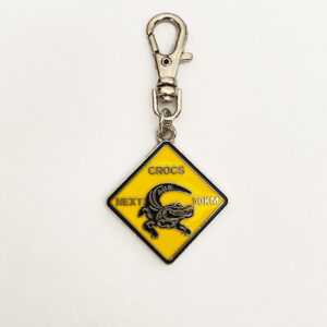 Crocodile zip charm