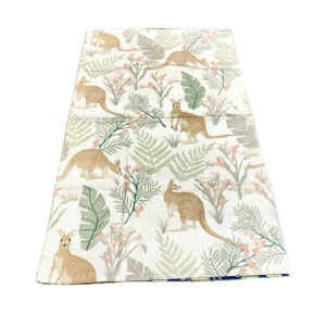 Kangaroo print tea towel Aus Made