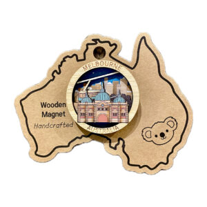 Melbourne 3D wooden magnet collection